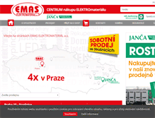 Tablet Screenshot of emas.cz